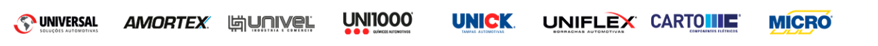 Universal, Amortex, Univel, Unit1000, Unick, Uniflex, Carto e Micro